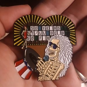 Grateful Dead 50th anniversary limited edition pin
